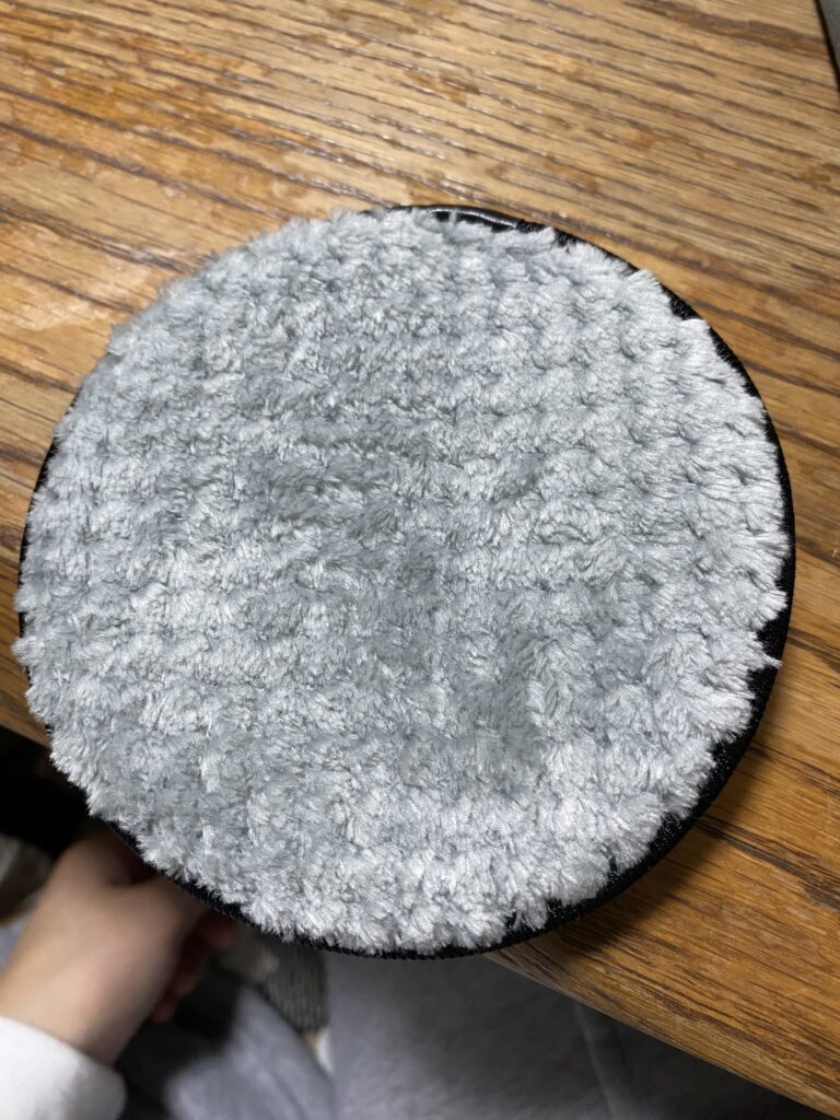 筆者が撮った化粧パフの写真