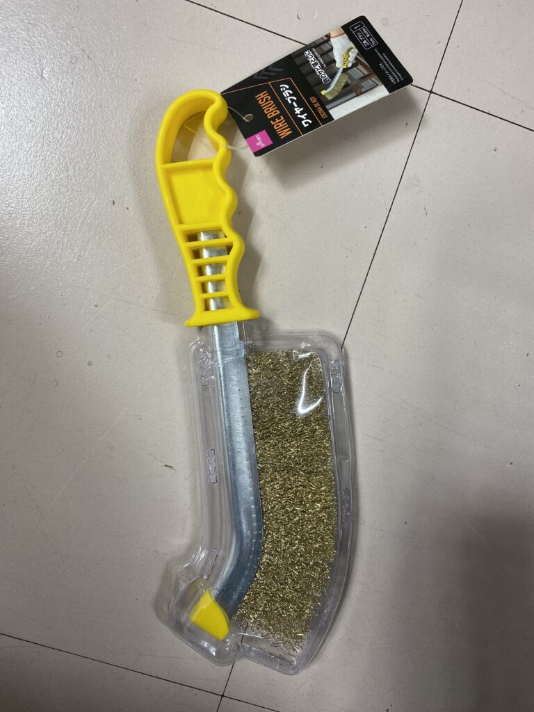 筆者が撮ったワイヤーブラシの写真